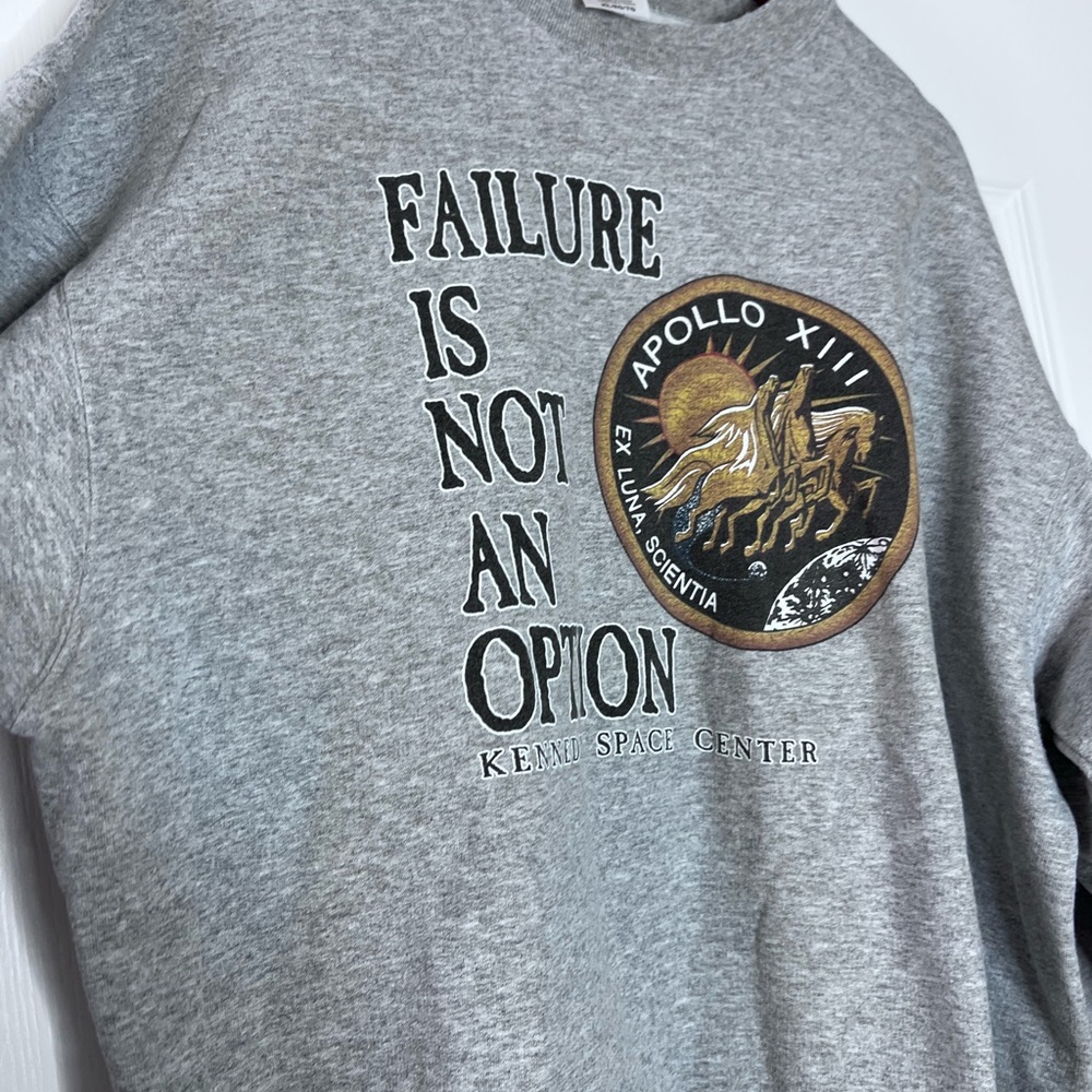 Apollo XVII Crewneck Sweater - Failure is not an option - Men’s XL - Picture 2 of 5